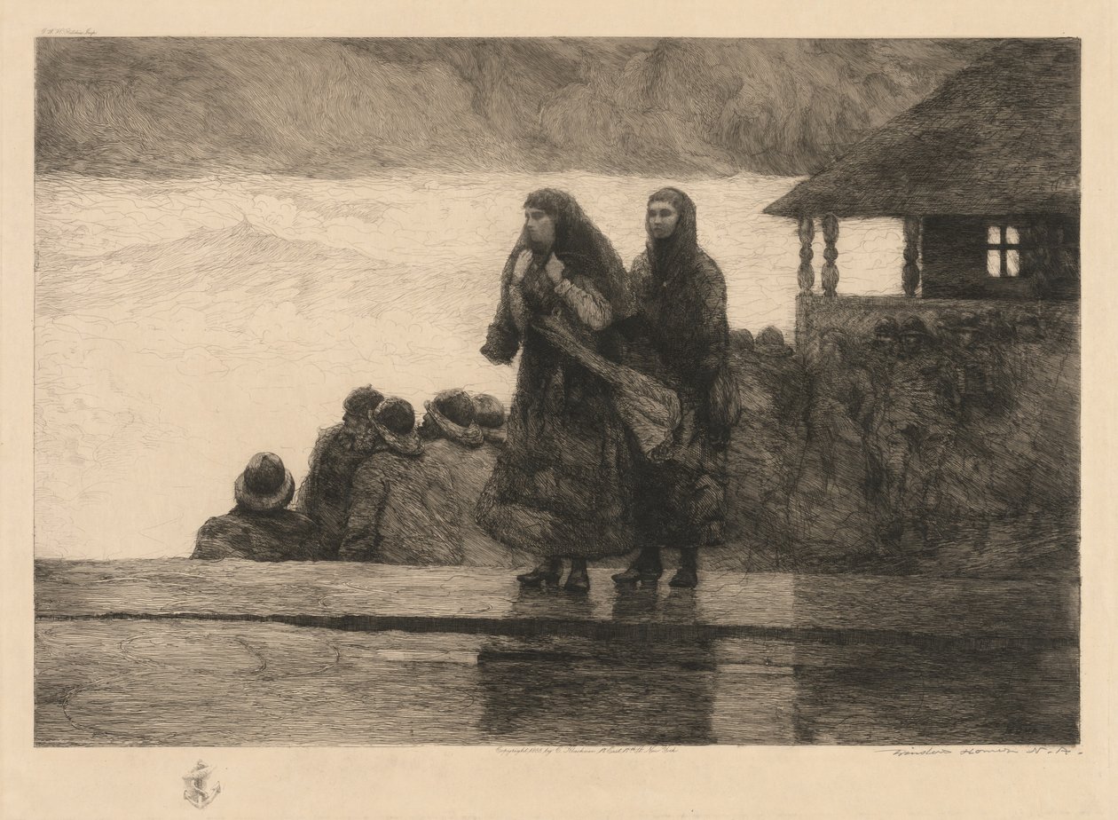 Perils of the Sea by Winslow Homer