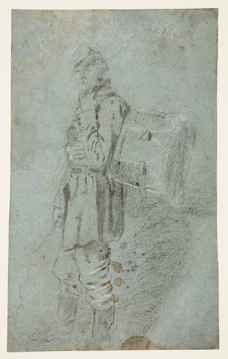 Side View of a Drummer by Winslow Homer