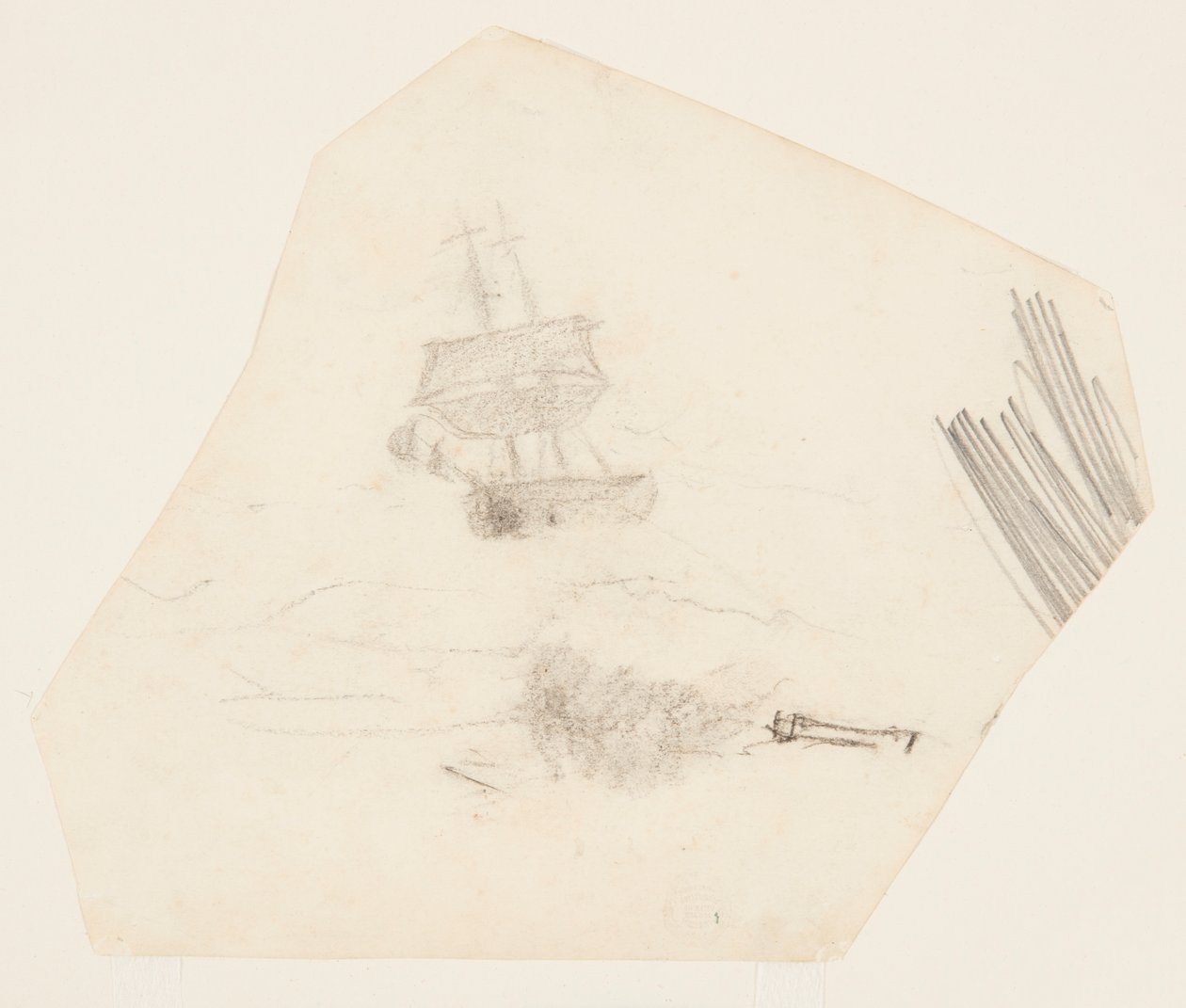 Square Rigger in a Stormy Sea by Winslow Homer