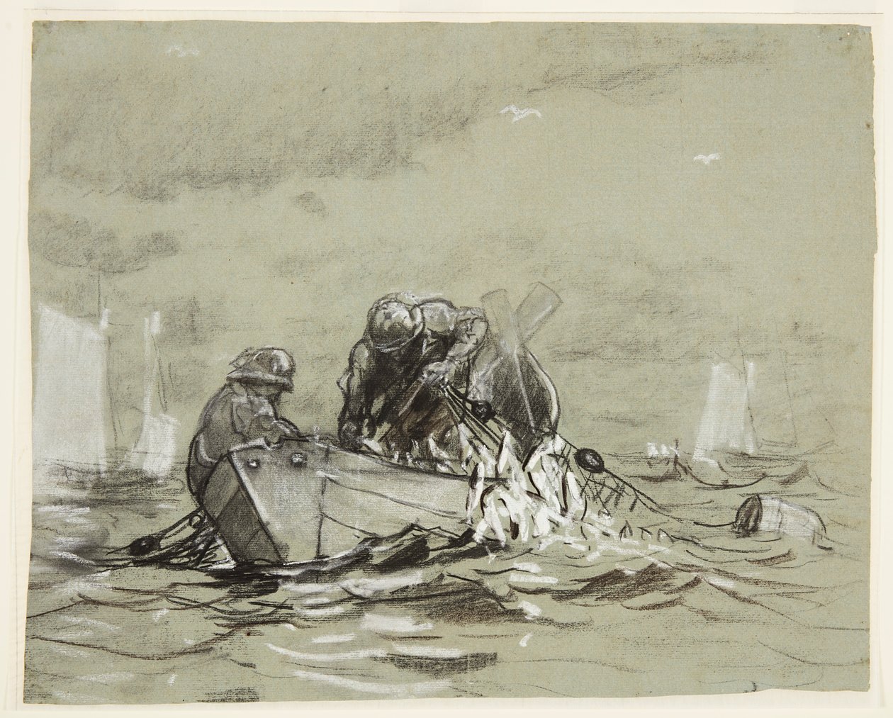 Study for "The Herring Net" by Winslow Homer