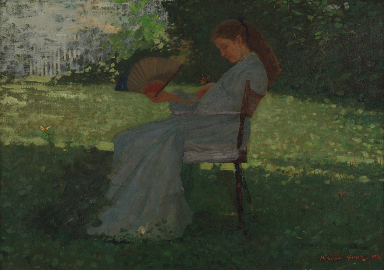 The Butterfly by Winslow Homer