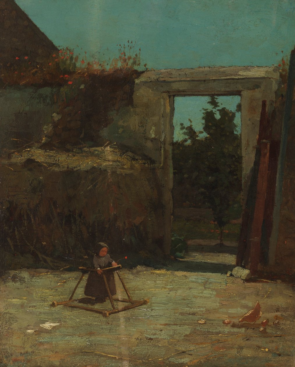 The French Farmyard by Winslow Homer