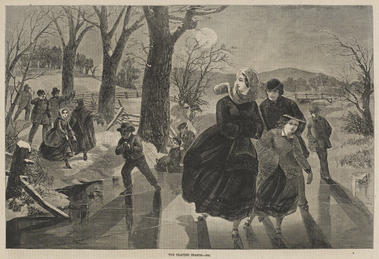 The Skating Season by Winslow Homer