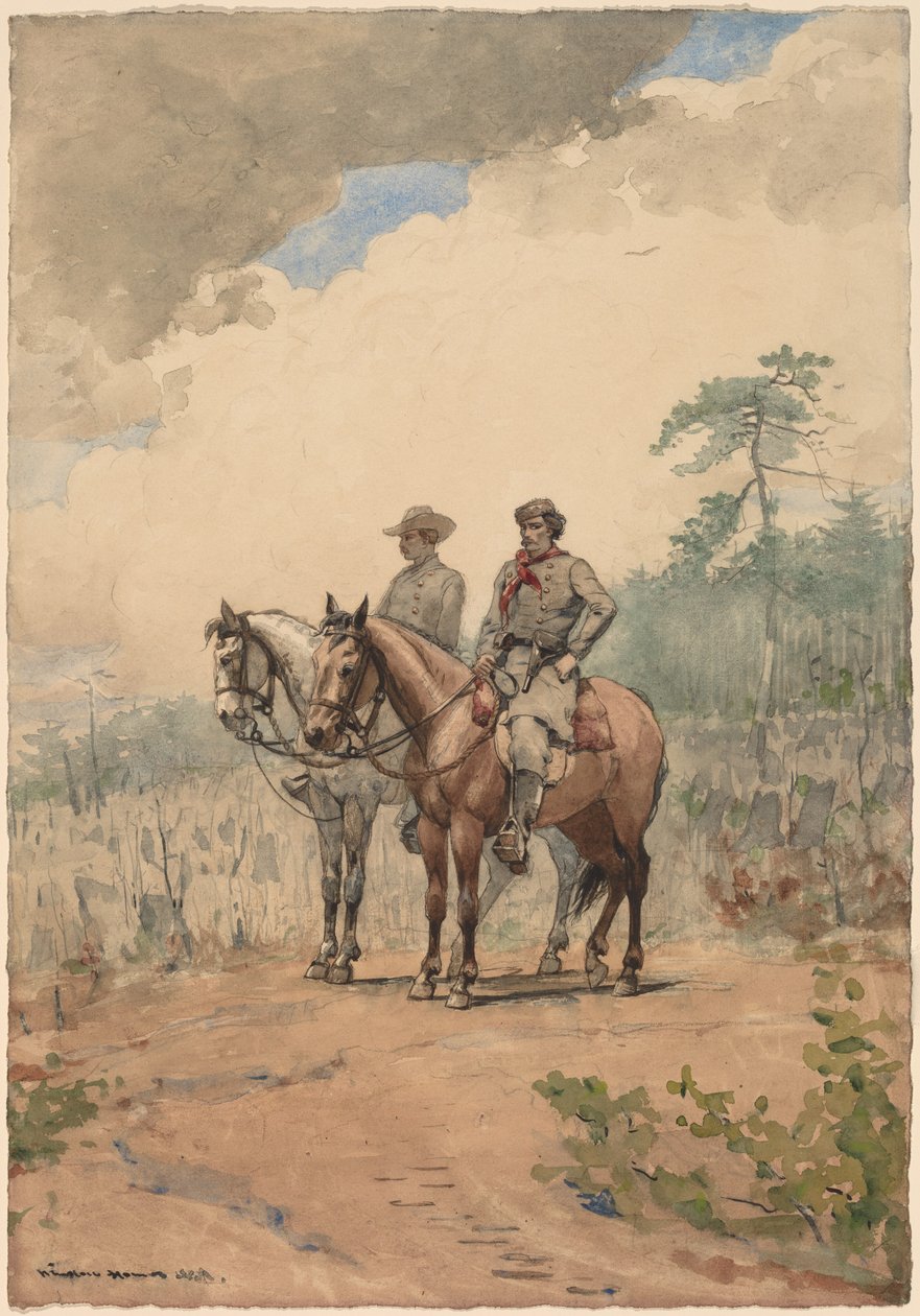 Two Scouts by Winslow Homer