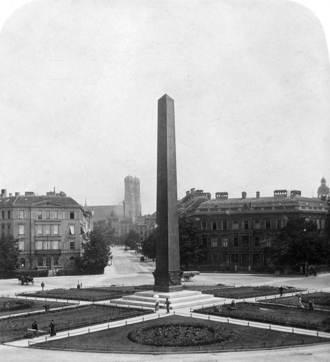 Karolinenplatz, Munich, Germany, c. 1900s by Wurthle and Sons