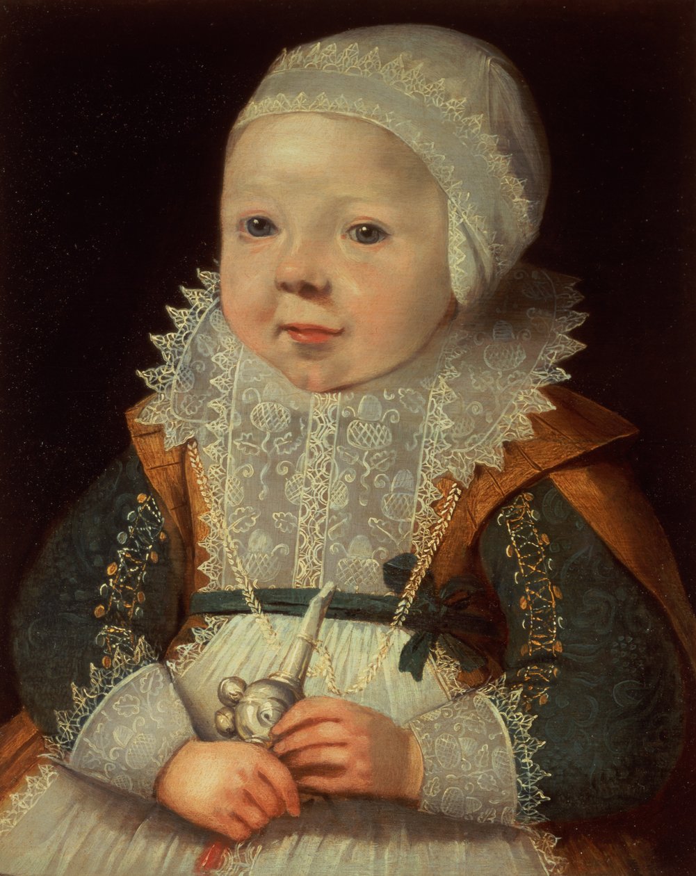 Portrait of a Child by Wybrand Simonsz. de Geest