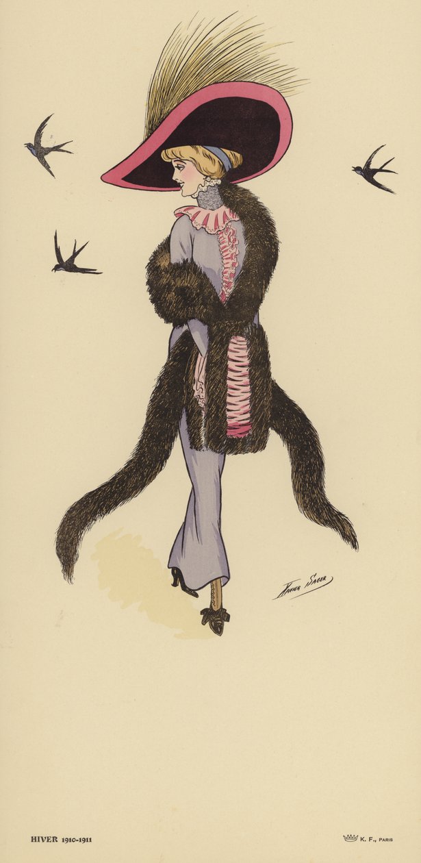 Winter 1910-1911 Fashions by Xavier Sager