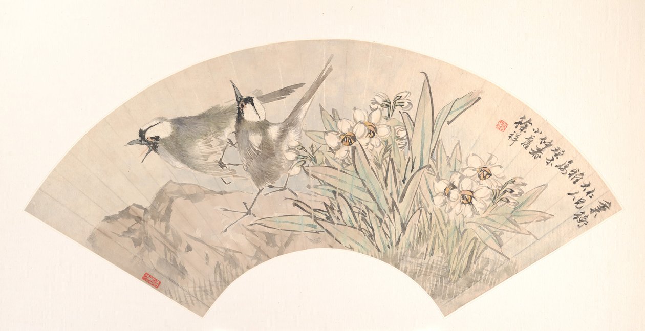 Birds and Narcissus by Xu Xiang