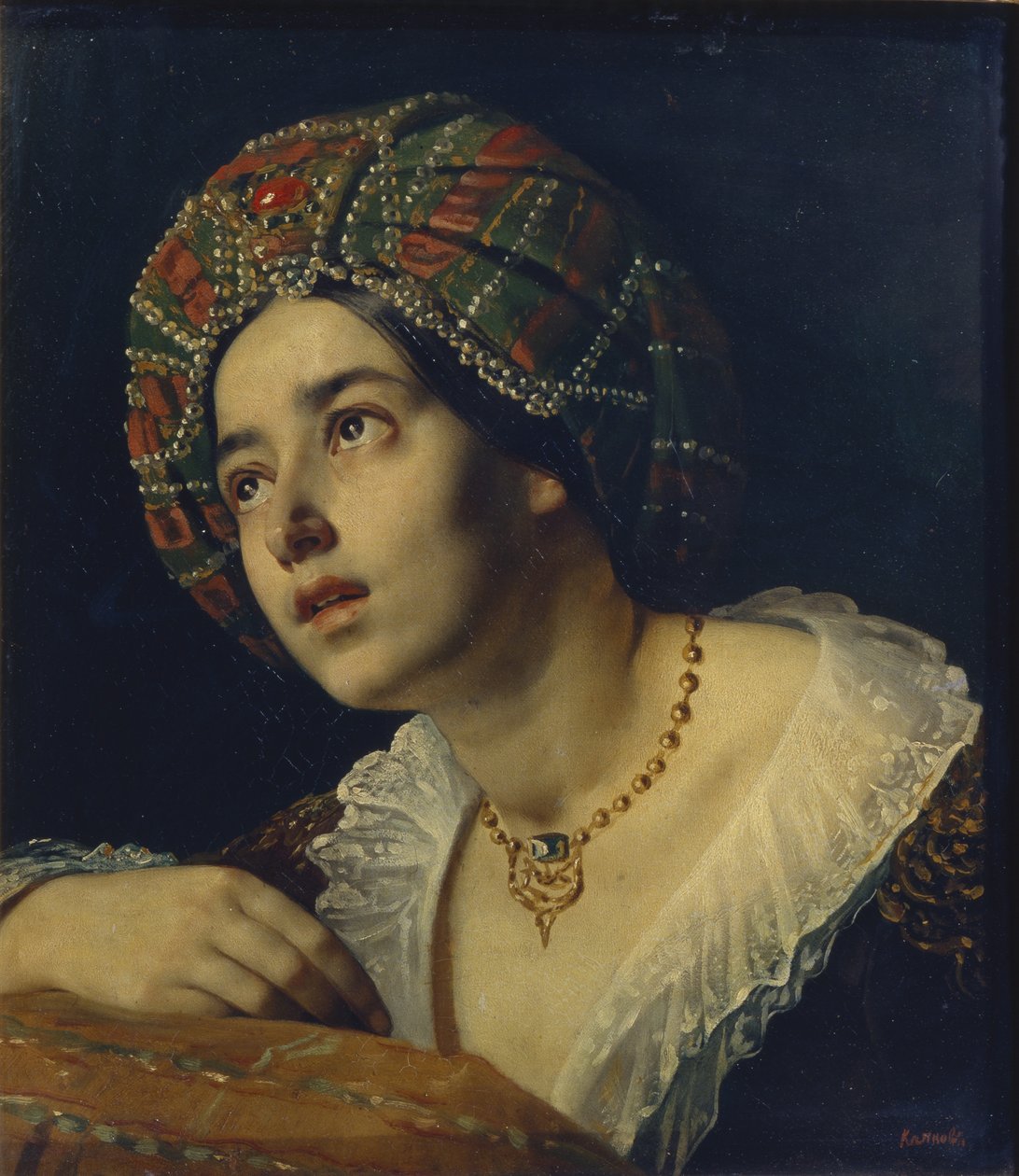 A Turkish woman by Yakov Fyodorovich Kapkov