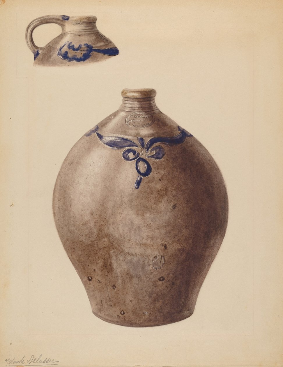 Jug by Yolande Delasser