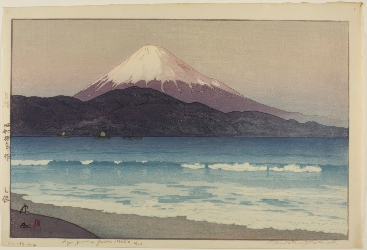 Fujiyama from Miho by Yoshida Hiroshi