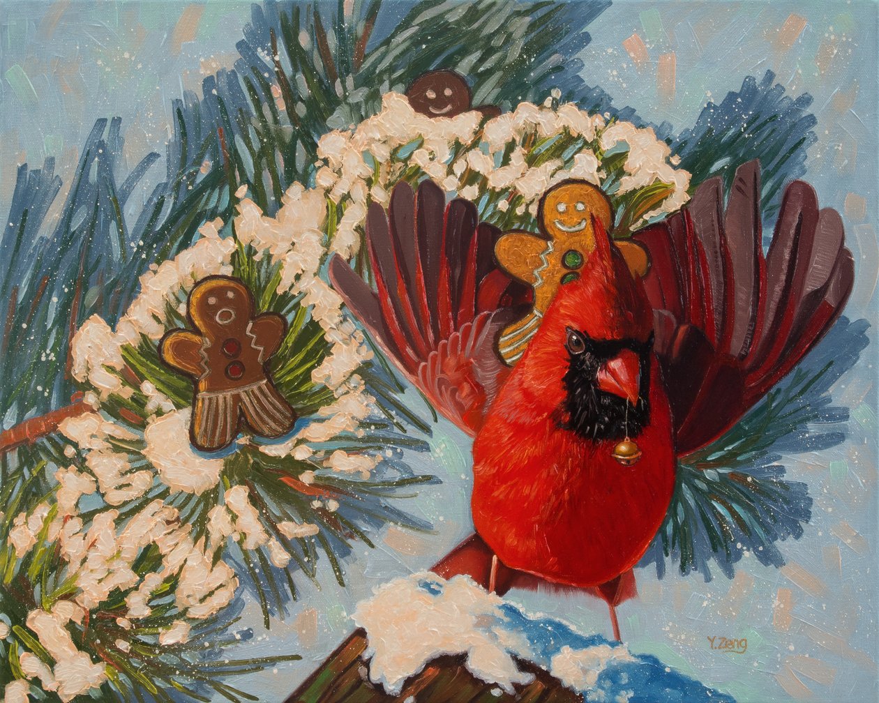 Cardinal Ride by Yue Zeng