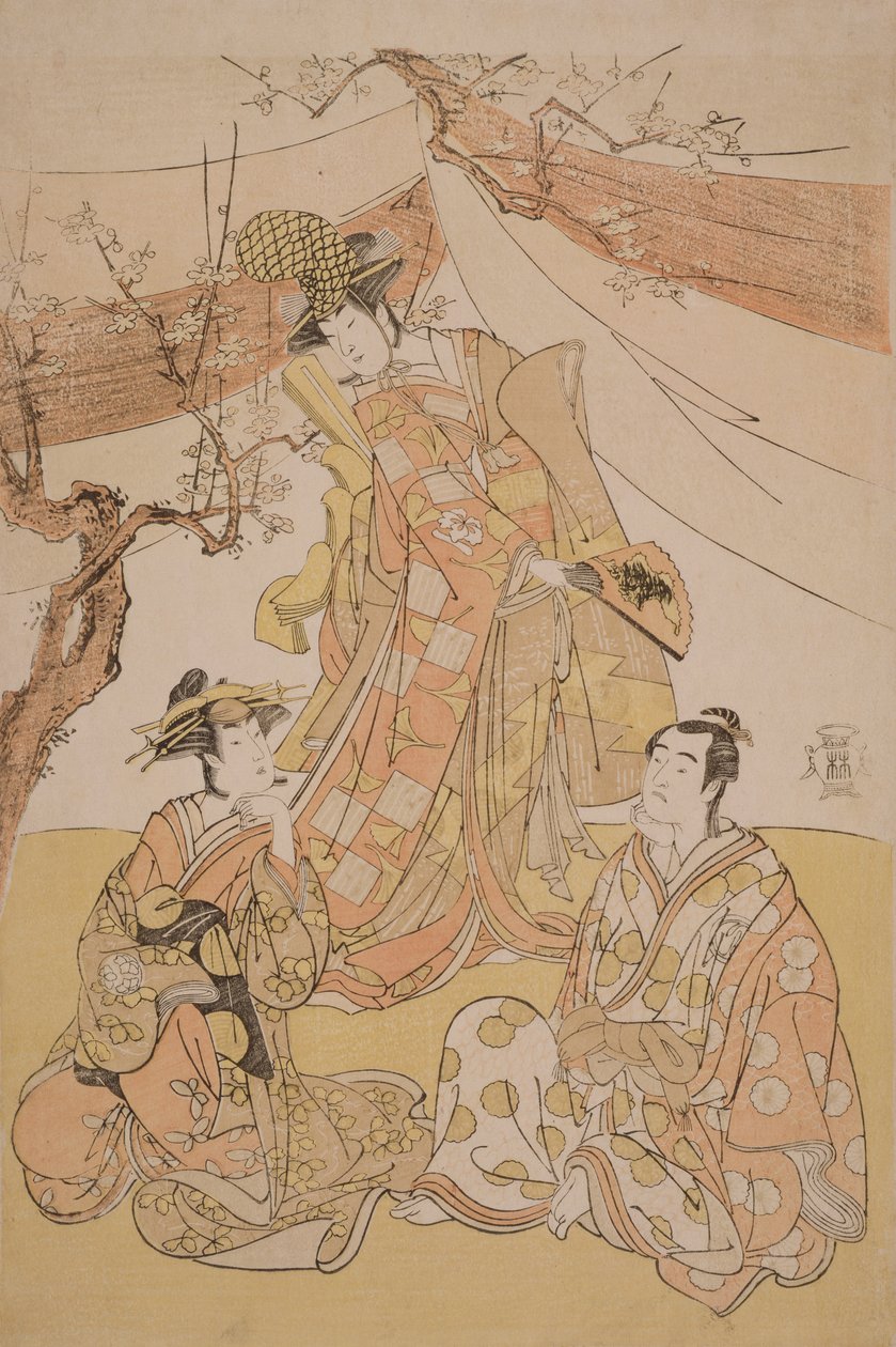 Three Actors in a Scene from 