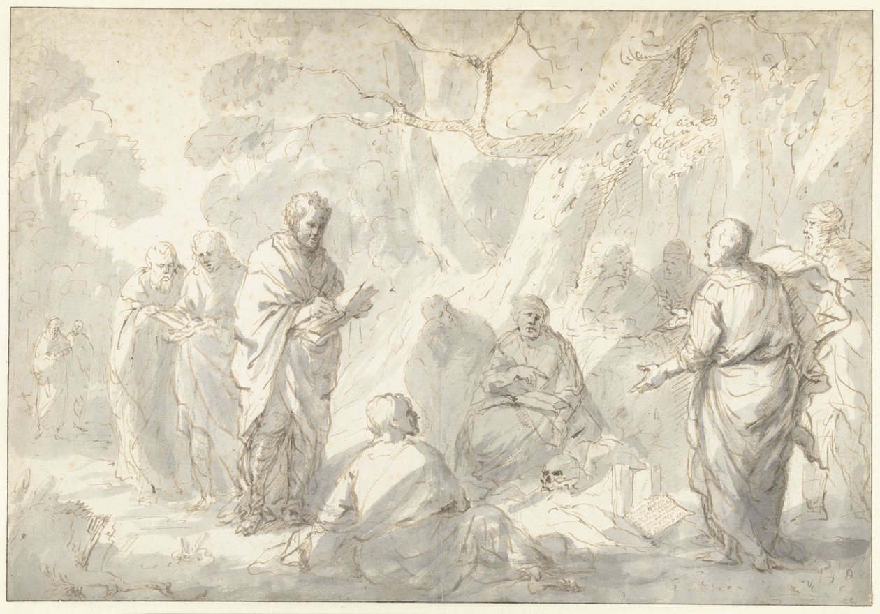 Philosophers Debating the Transmigration of Souls by Zacharias Blijhooft