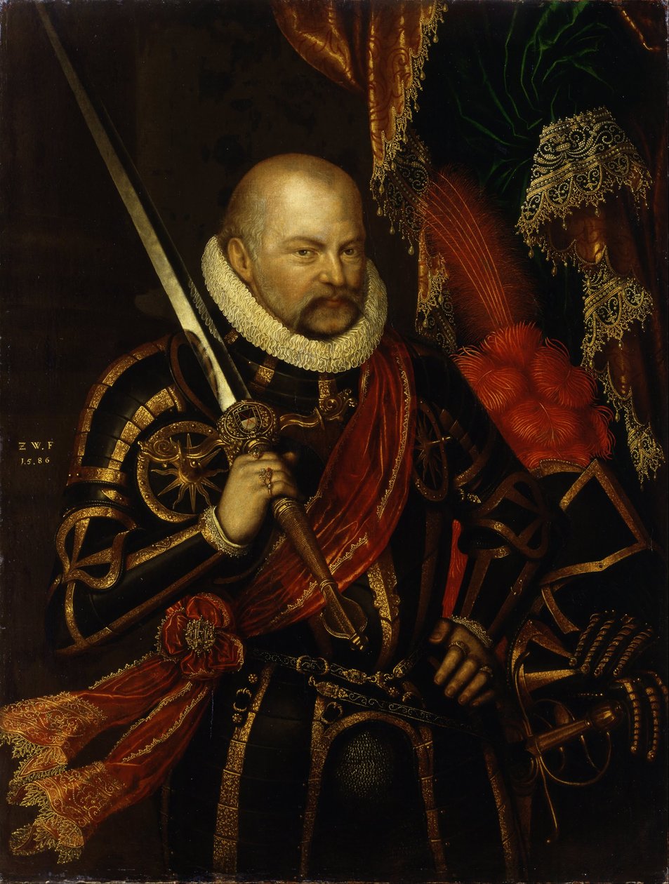 Prince Elector August of Saxony by Zacharias Wehme