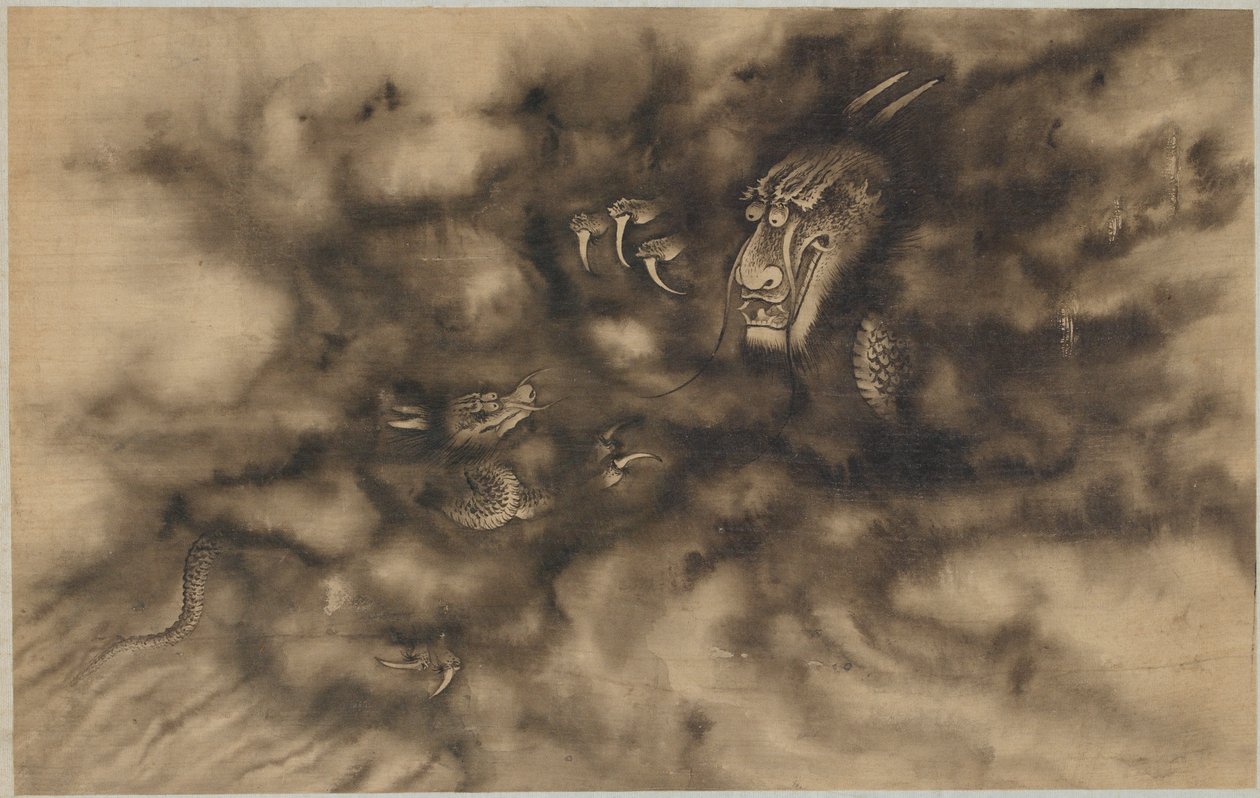 Dragons in Clouds by Zhou Xun