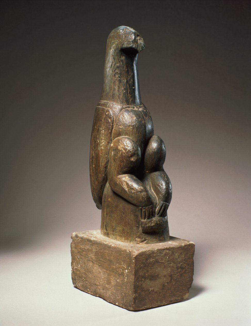 Carved Soapstone Bird, Zimbabwean, 13th-15th Century by Zimbabwean