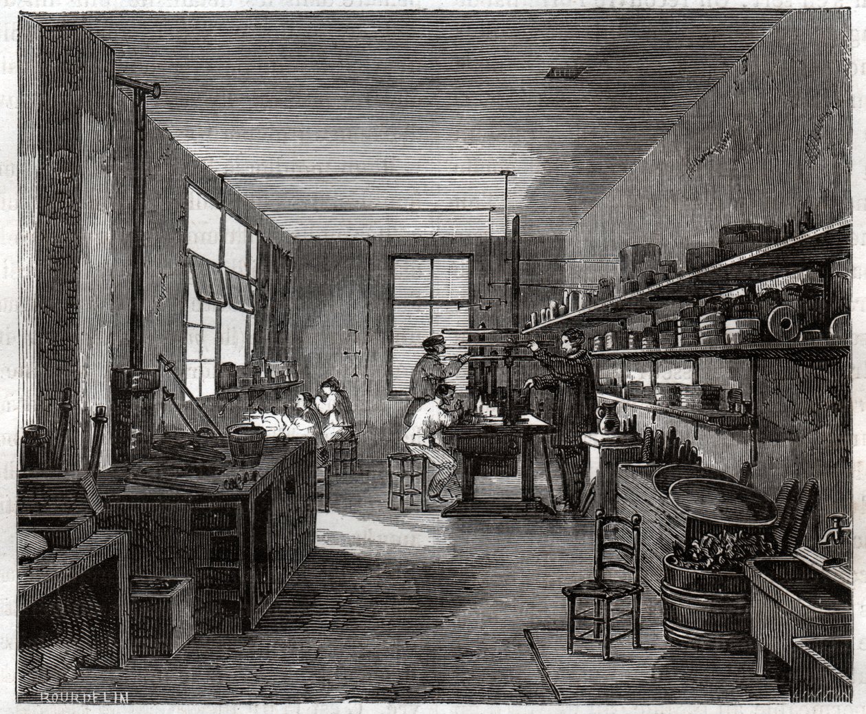 Electroplating Workshop by Frederick (attr. to) Barnard
