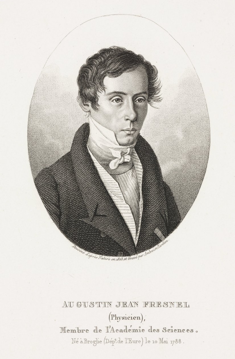 Augustin Jean Fresnel, French Physicist by Frederick (attr. to) Barnard