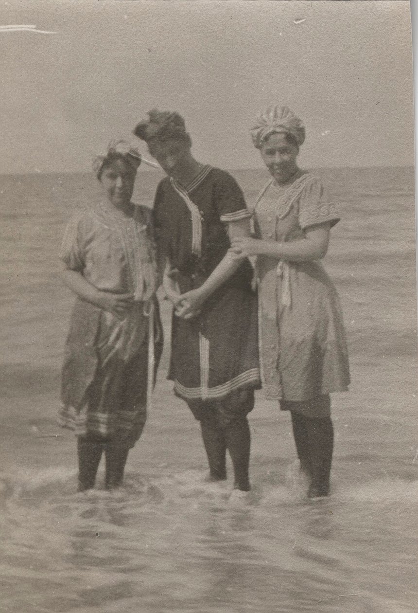 Bathing Party, Houlgate, September 1911 (detail) by Hippolyte Lalaise Devéria