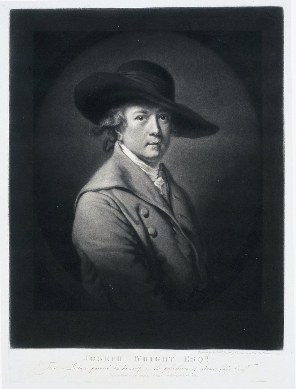 Joseph Wright, English Painter, Late 18th Century by Frederick (attr. to) Barnard