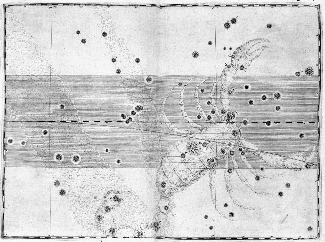 The constellation Scorpius (Scorpio) by Frederick (attr. to) Barnard