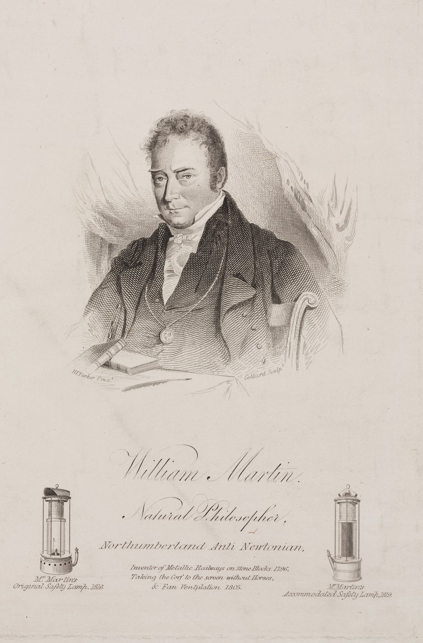 William Martin, English Poet and Physicist, c 1820s by Frederick (attr. to) Barnard