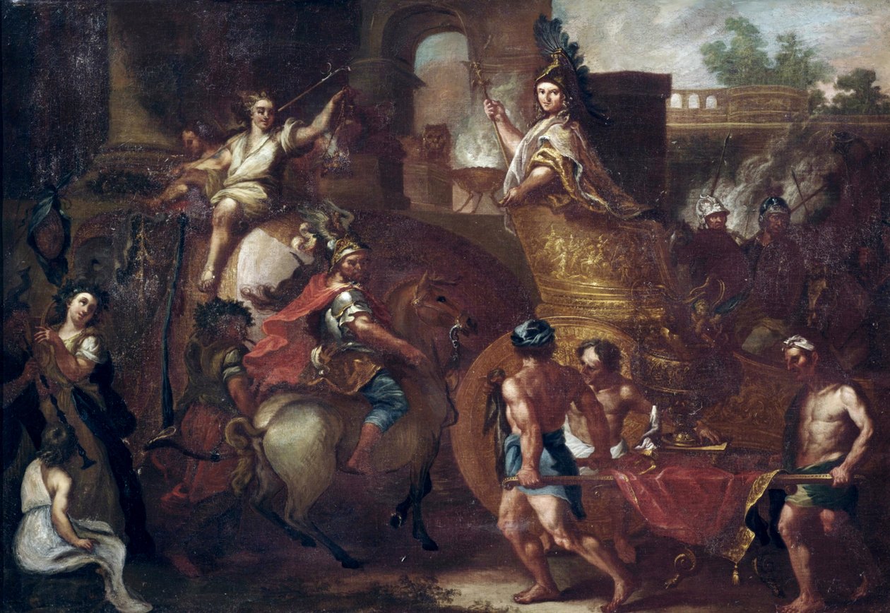 Entry of Alexander the Great in Babylon by after Charles Le Brun