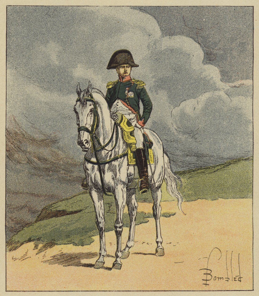 Napoleon Bonaparte by after Louis Charles Bombled