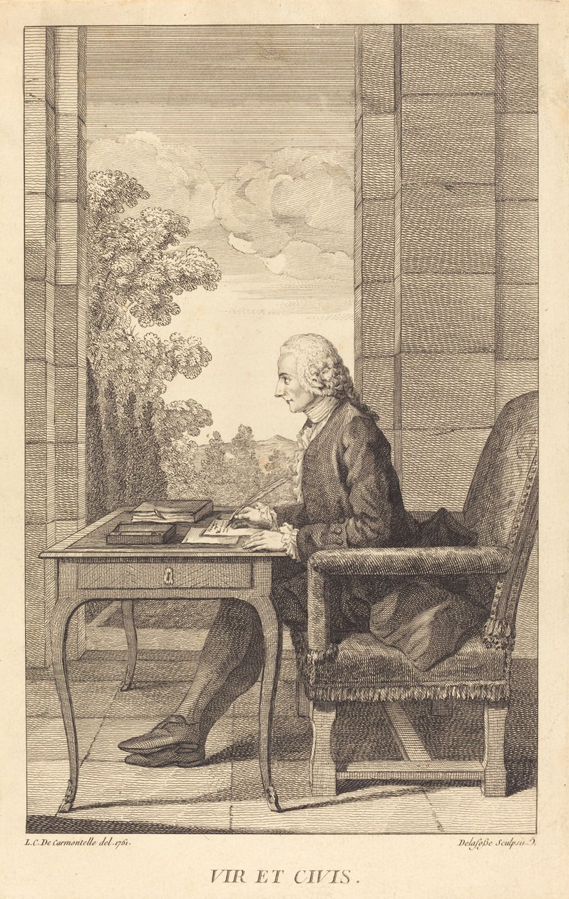 M. Lambert by after Louis de Carrogis Jean Baptiste Delafosse called Carmontelle