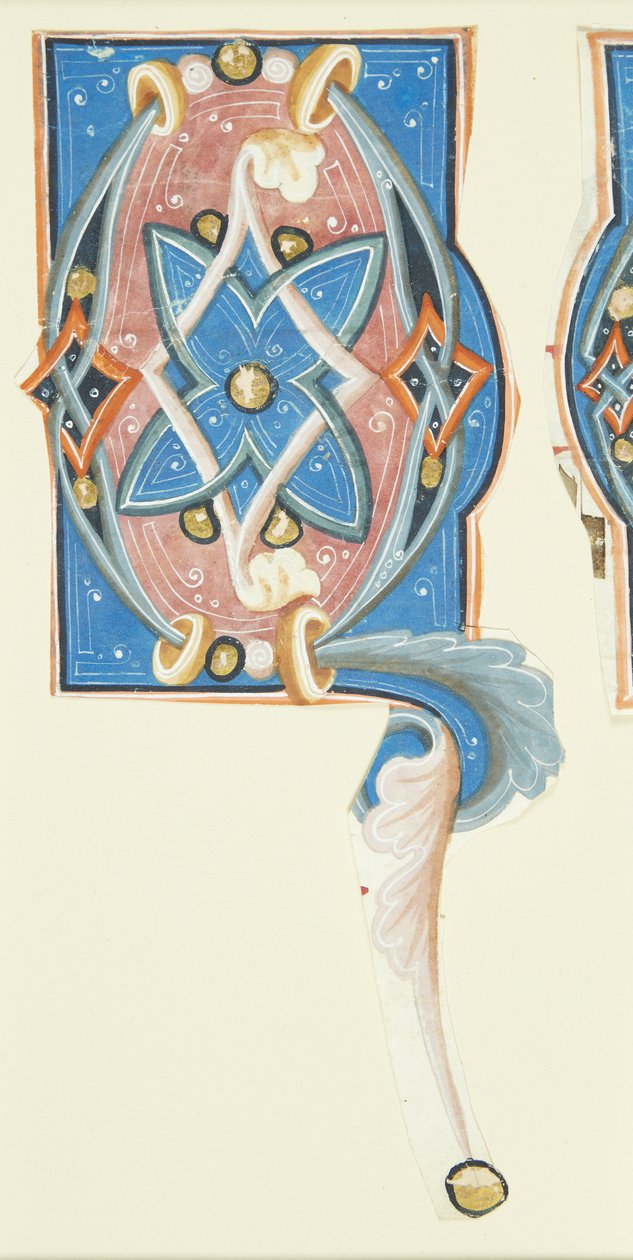 Ornamented Initial Q by after Ubekendt