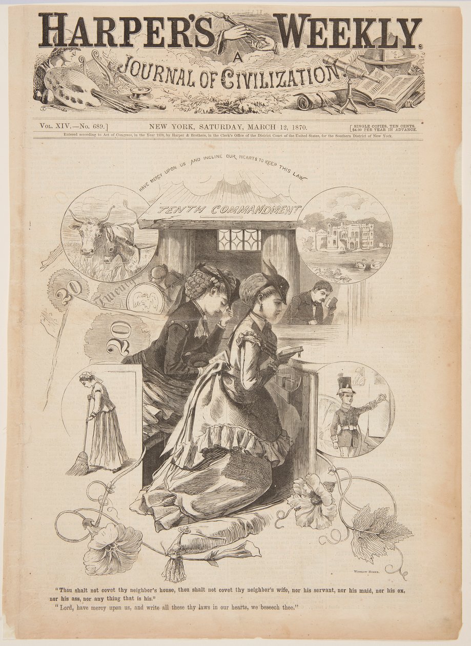 Tenth Commandment by after Winslow Homer