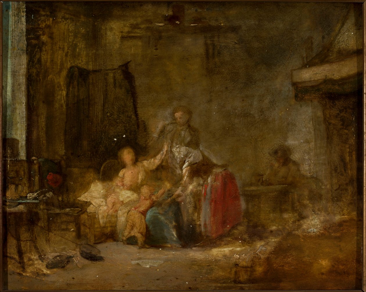 Family Scene by anonymous 