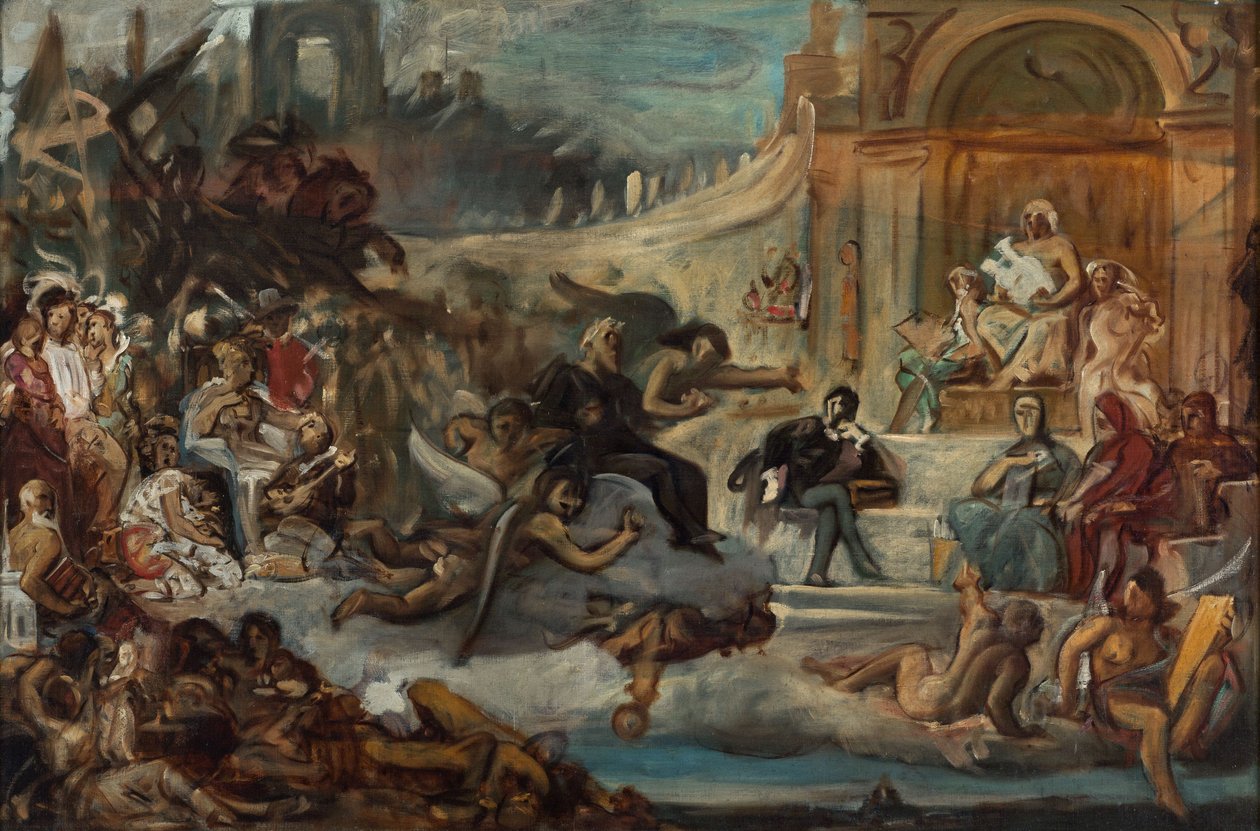 The Apotheosis of Victor Hugo by anonymous 