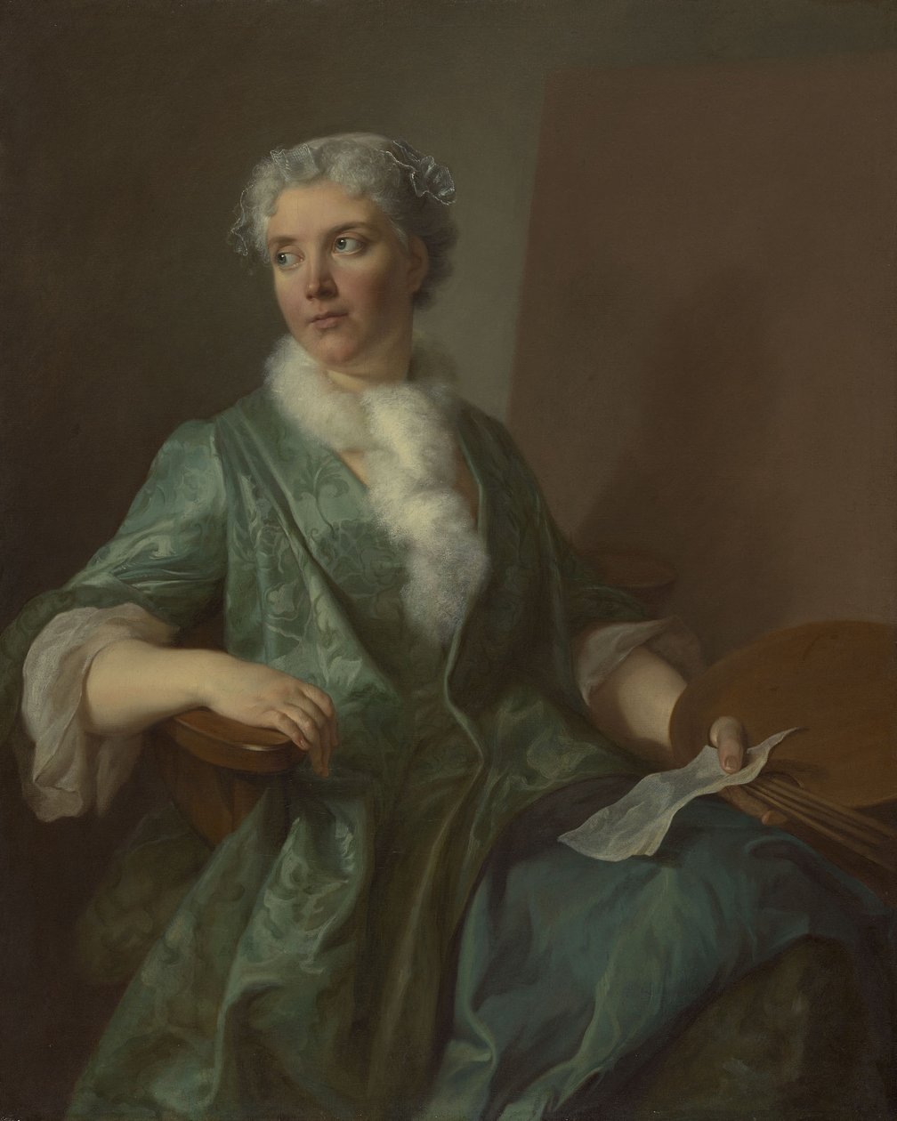 Portrait of a Woman Artist by anonymous 