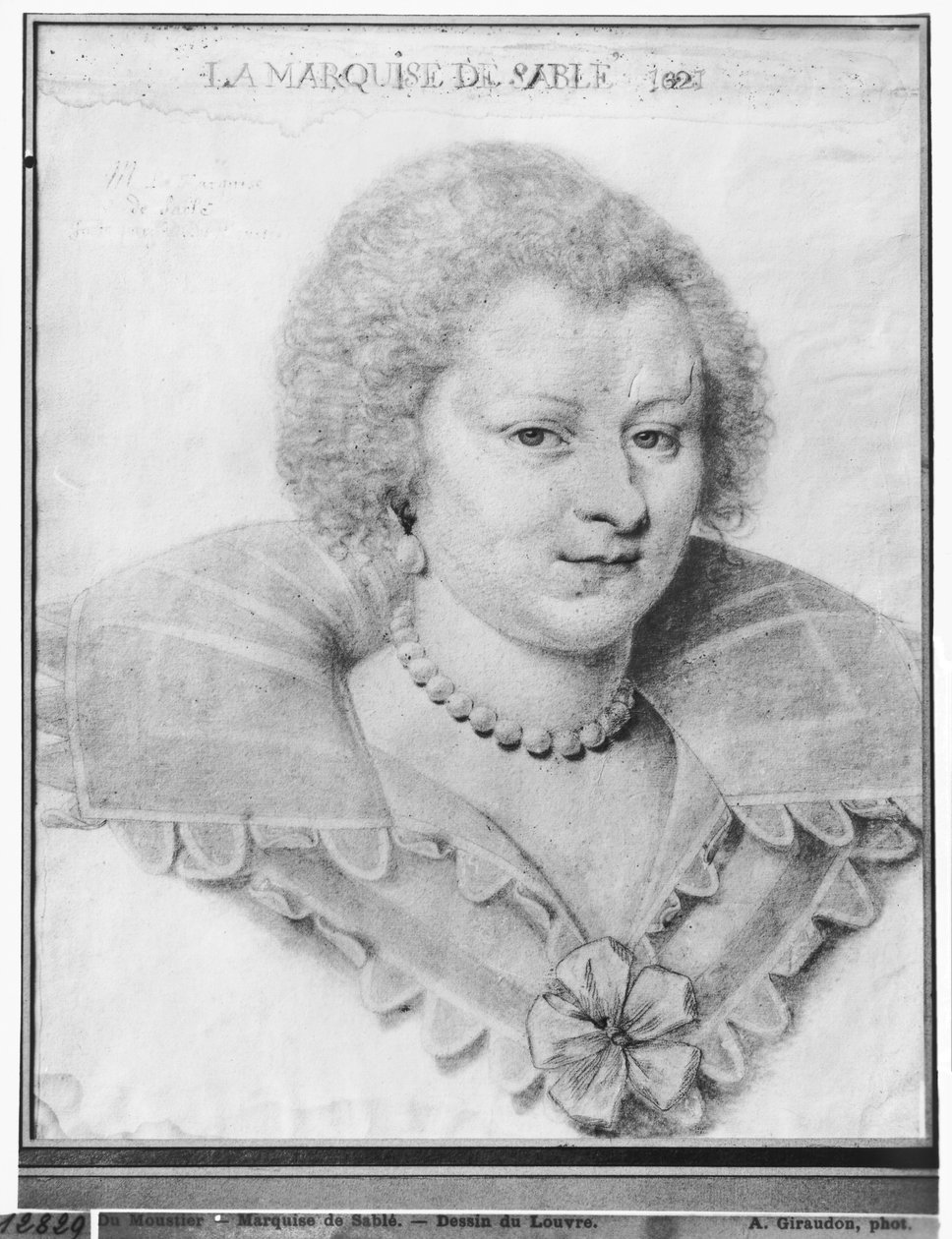 Portrait of Magdeleine de Souvre (1599-1678) Marquise de Sable, 1621 by Daniel Dumonstier or Dumoustier