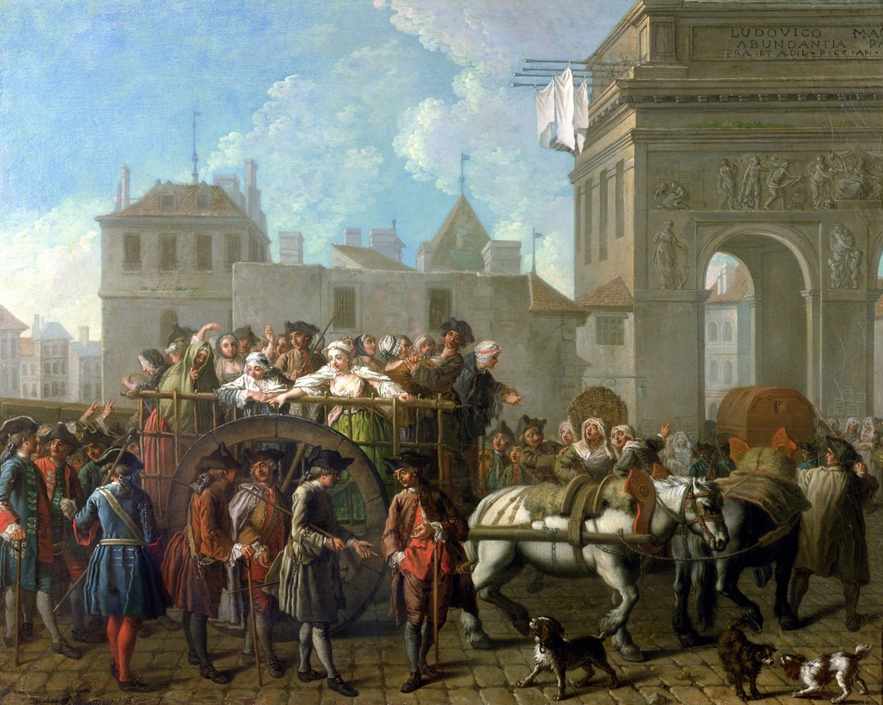 Transport of Prostitutes to the Salpetriere by Étienne Jeaurat