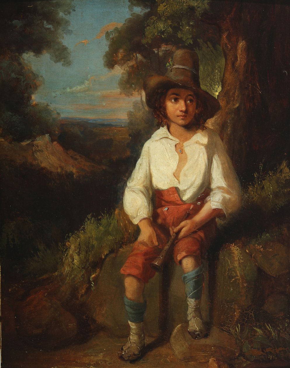 Italian Shepherd Boy by Unknown