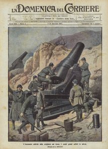 The incessant activity of the artillery on the Carso
