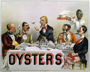 Poster Advertising Oysters