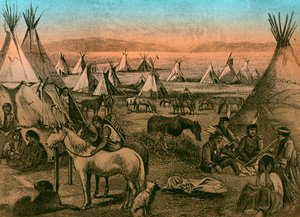 Navajo Indian Encampment