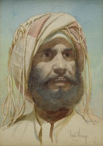Portrait of a Bearded Tribesman
