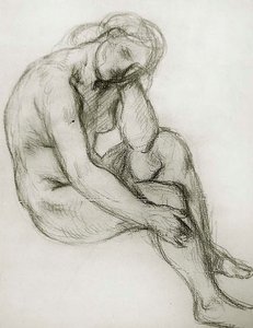 Study of a Seated Nude Woman