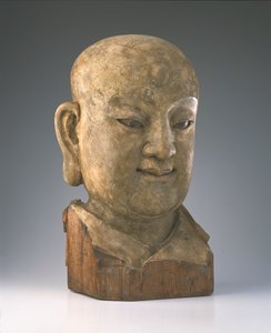 Head of a louhan, Yuan dynasty