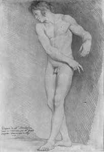 Nude Looking Down to the Left