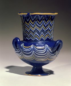 Krateriskos, from Saqqara, New Kingdom