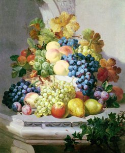 Still Life with Grapes and Pears