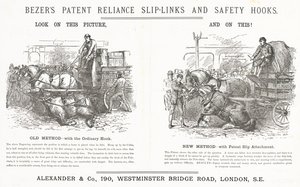 Bezers Patent Reliance Slip-Links and Safety Hooks