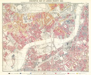 Descriptive map of London poverty, 1889