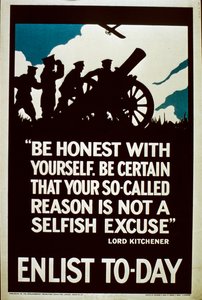 Enlist Today Recruitment Poster